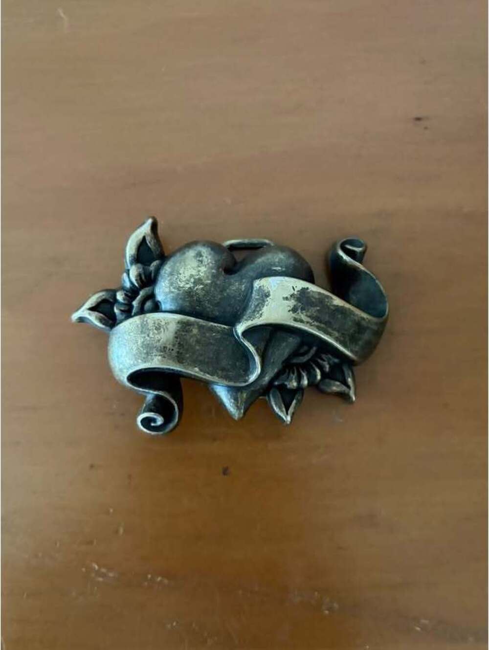 Vintage Belt Buckle Heart Cowgirl Country Western